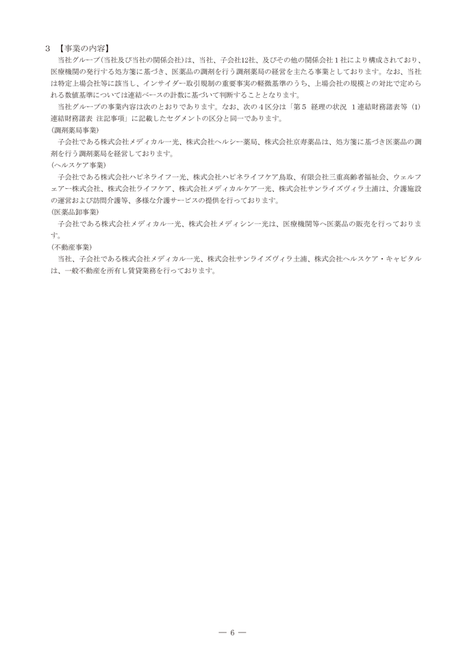事業の内容